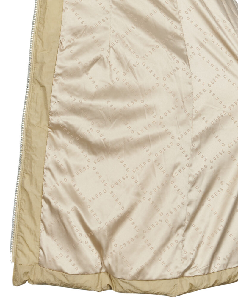 Doudoune Guess NEW MARISOL LONG BELTED JACKET Beige Piumini Donna - 6