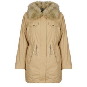 Parka  Guess  LUCIE PARKA FAUX FUR  Beige -   Parka Donna