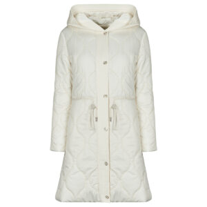 Parka  Guess  MAITE ONION QUILTING PARKA  Bianco -   Parka Donna