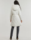 Parka Guess MAITE ONION QUILTING PARKA Bianco Parka Donna - 4