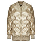Jacke Guess MARIANNE PEONY LONG BOMBER Oro Giubbotti Donna - 1