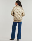 Jacke Guess MARIANNE PEONY LONG BOMBER Oro Giubbotti Donna - 4