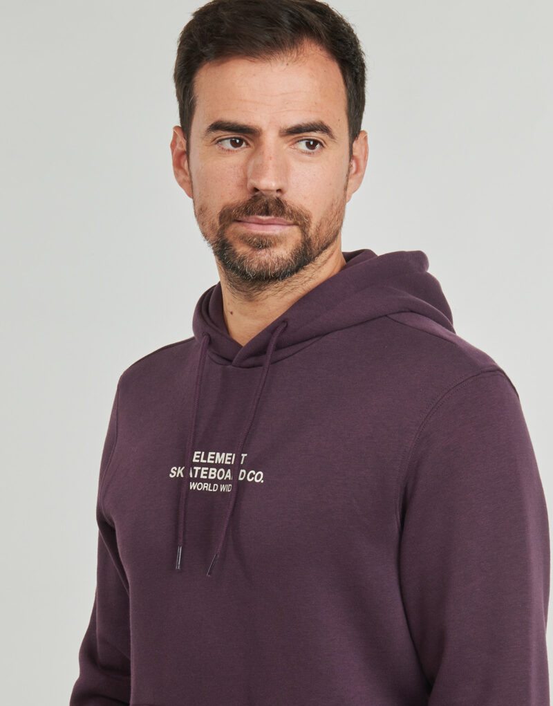 Felpe con cappuccio Element SKATEBOARD CO HOOD Viola Felpe con cappuccio Uomo - 5