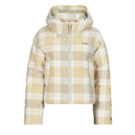 Rip Curl ANTI-SERIES SURF CHECK PUFFER Down Jacket Beige Women's Down Jackets - 1