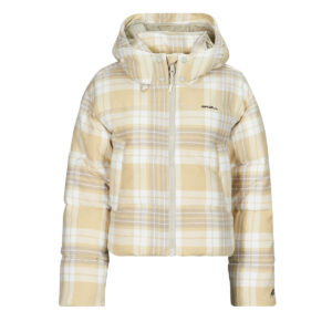 Piumino  Rip Curl  ANTI-SERIES SURF CHECK PUFFER  Beige -   Piumini Donna