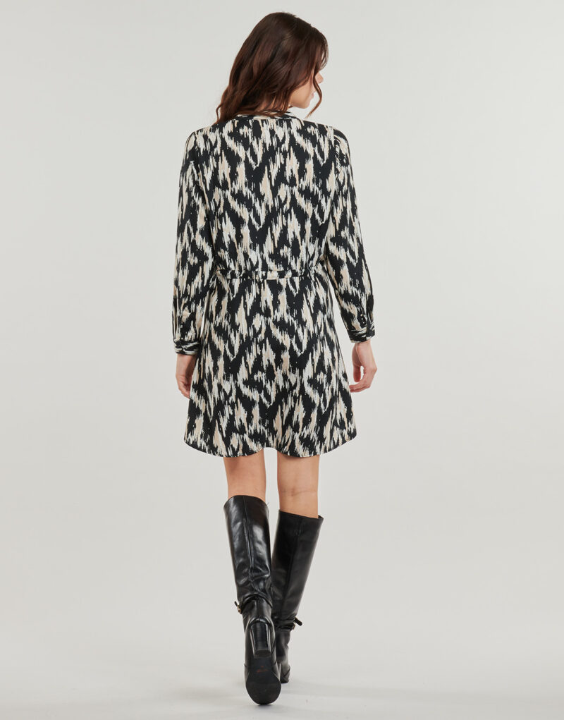 Camicetta Only ONLCORY L/S V-NECK TUNIC WVN NOOS Nero Camicette Donna - 4