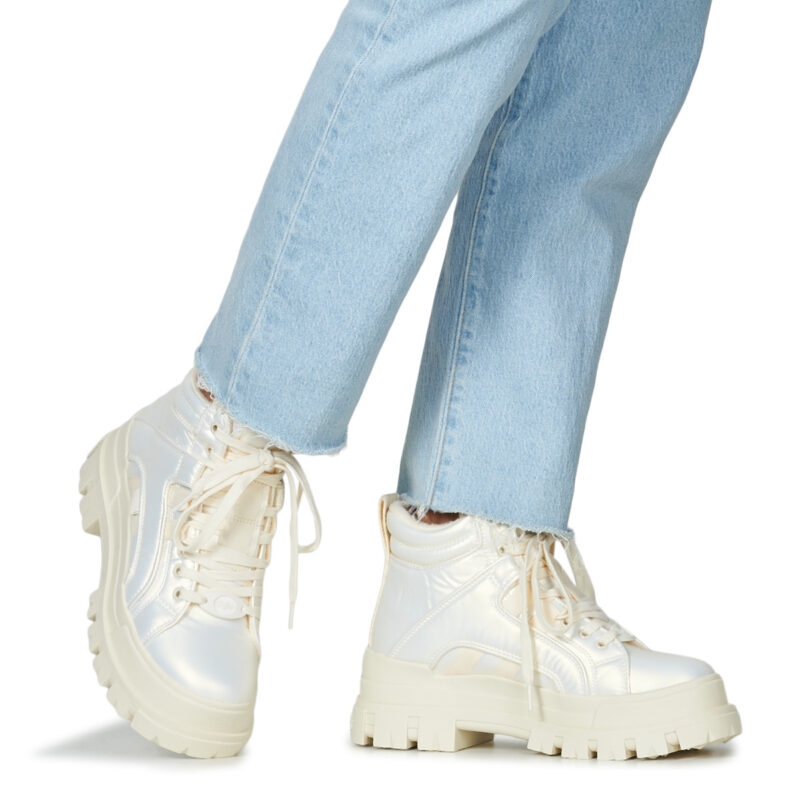Buffalo  ASPHA NC MID  Bianco -  Stivaletti Donna - 8