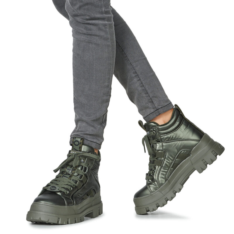 Buffalo  ASPHA NC MID  Kaki -  Stivaletti Donna - 8