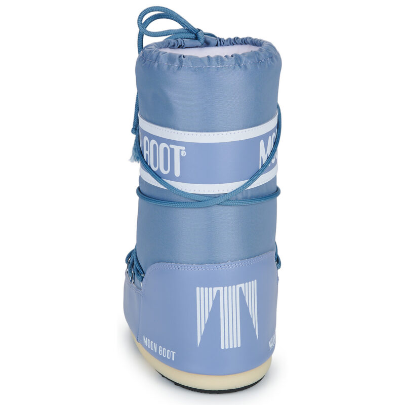 Moon Boot MB ICON NYLON Blaue Schneeschuhe f&uuml;r Kinder - 5