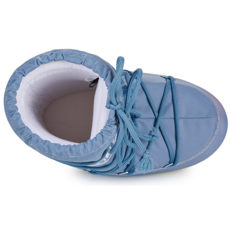 Moon Boot MB ICON NYLON Blaue Schneeschuhe f&uuml;r Kinder - 6
