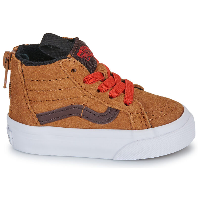 Vans SK8-Hi Zip Marrone Sneakers Bambino - 2