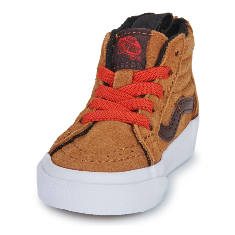 Vans SK8-Hi Zip Marrone Sneakers Bambino - 3