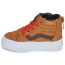Vans SK8-Hi Zip Marrone Sneakers Bambino - 4