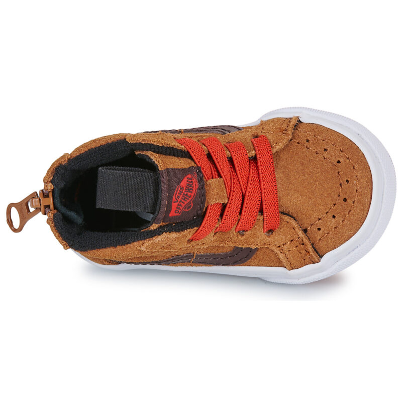 Vans SK8-Hi Zip Marrone Sneakers Bambino - 6