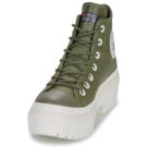 Converse CHUCK TAYLOR ALL STAR LUGGED HEEL WATERPROOF Verde Sneakers alte Donna - 3