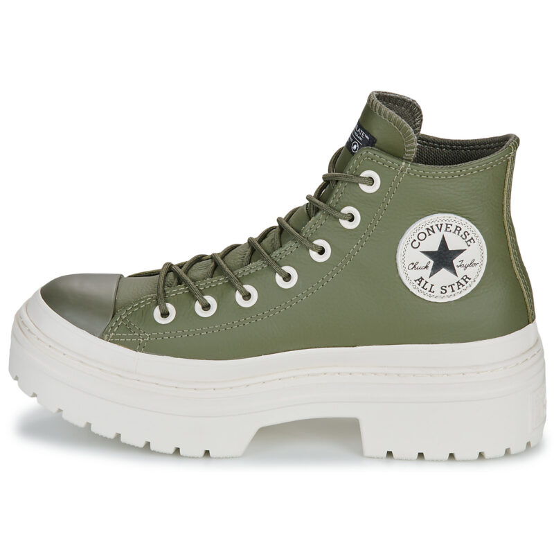 Converse CHUCK TAYLOR ALL STAR LUGGED HEEL WATERPROOF Verde Sneakers alte Donna - 4