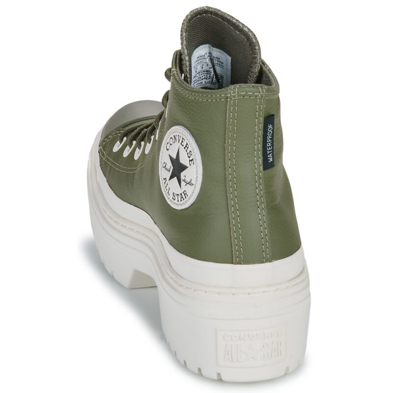 Converse CHUCK TAYLOR ALL STAR LUGGED HEEL WATERPROOF Verde Sneakers alte Donna - 5