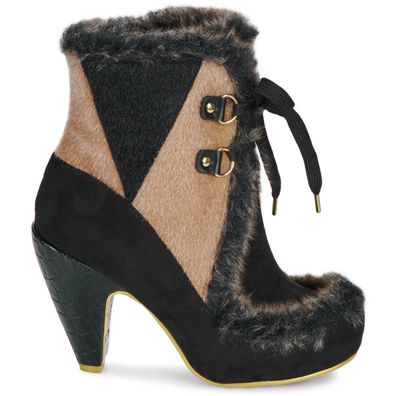 Irregular Choice APPLE TURNOVER Black Women's Boots - 2