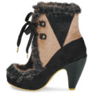 Irregular Choice APPLE TURNOVER Black Women's Boots - 4
