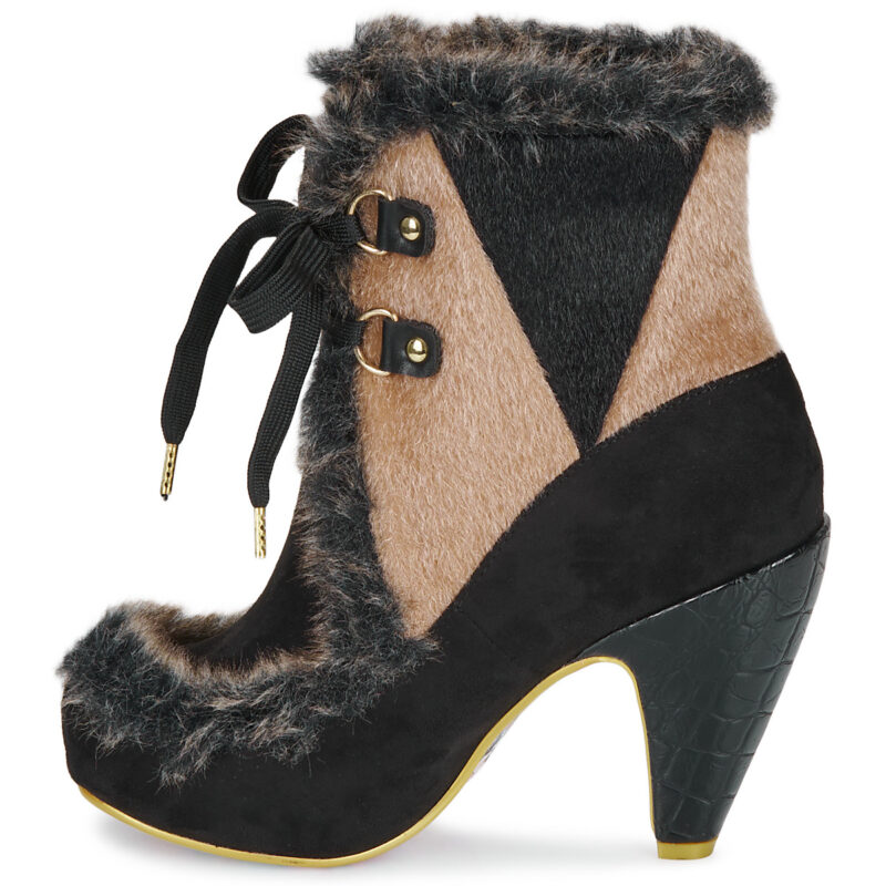 Irregular Choice APPLE TURNOVER Black Women's Boots - 4