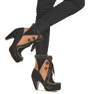 Irregular Choice APPLE TURNOVER Black Women's Boots - 8