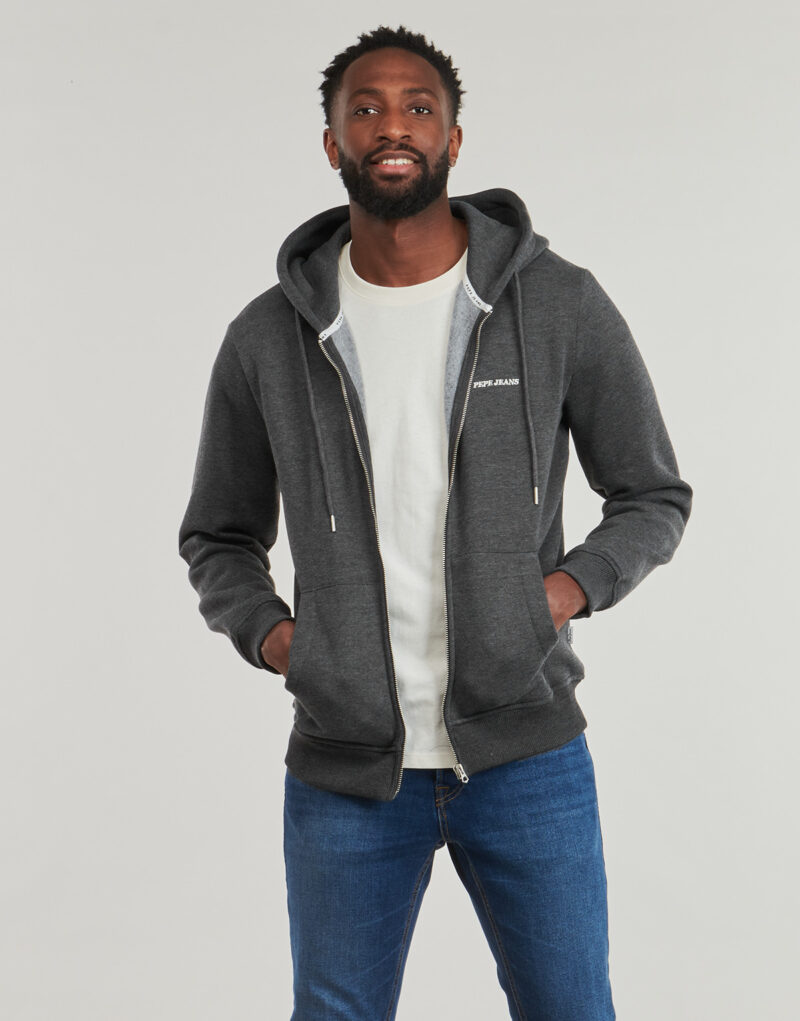 Felpe con cappuccio Pepe jeans DAMIAN ZIP Nero Felpe con cappuccio Uomo - 2
