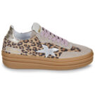 Meline 526Z-A362-165 Mehrfarbige niedrige Sneaker Damen - 2