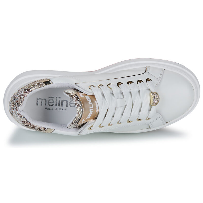 Meline 608ACC-LO-E883 Bianco Sneakers basse Donna - 6