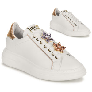 Meline  607ACC-BI-E619  Bianco -  Sneakers basse Donna