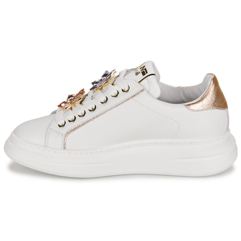 Meline 607ACC-BI-E619 Bianco Sneakers basse Donna - 4