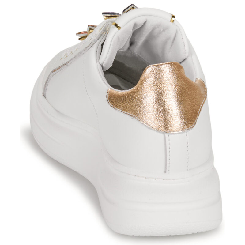 Meline 607ACC-BI-E619 Bianco Sneakers basse Donna - 5