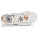 Meline 607ACC-BI-E619 Bianco Sneakers basse Donna - 6
