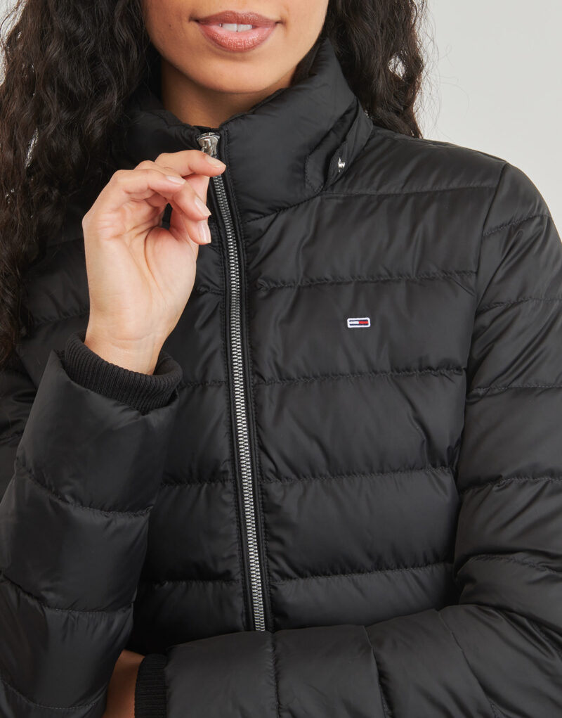 Tommy Jeans TJW ESSENTIAL Daunenmantel mit Kapuze, Schwarz, Damen-Daunenjacken - Gr&ouml;&szlig;e 5