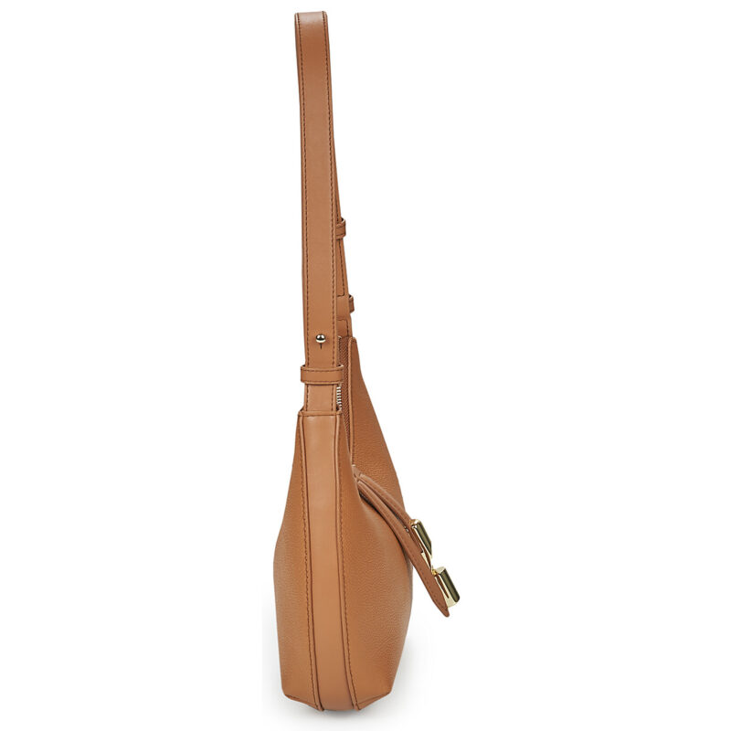 Furla FURLA Sac bandouli&egrave;re GOCCIA S marron pour femme - 3