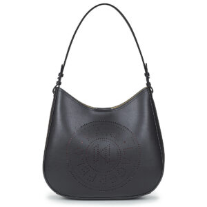 Karl Lagerfeld K/CIRCLE HOBO BAG PERFORATED Nero Borse a spalla Donna