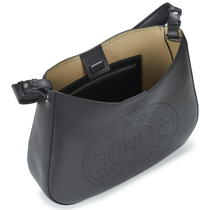 Karl Lagerfeld K/CIRCLE HOBO BAG PERFORATED Nero Borse a spalla Donna - 5