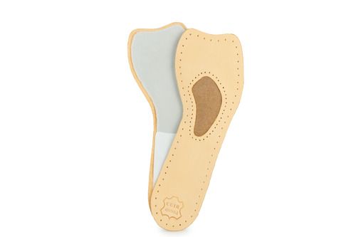 Semelle 3/4 in cuoio naturale beige di Lady's Secret, accessori scarpe donna per comfort e stile. Ideali per migliorare la vestibilità della calzatura e garantire un supporto ottimale. Perfette per ogni tipo di scarpa, queste solette rappresentano un must-have per le donne che cercano eleganza e praticità.