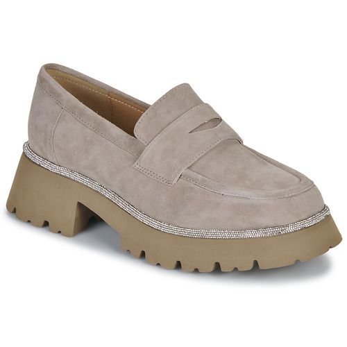 Mocassini da donna ALMA EN PENA I240323 in beige, eleganti e confortevoli, perfetti per ogni occasione. Scopri il design raffinato e la qualità artigianale di questi mocassini, ideali per completare il tuo look con stile.