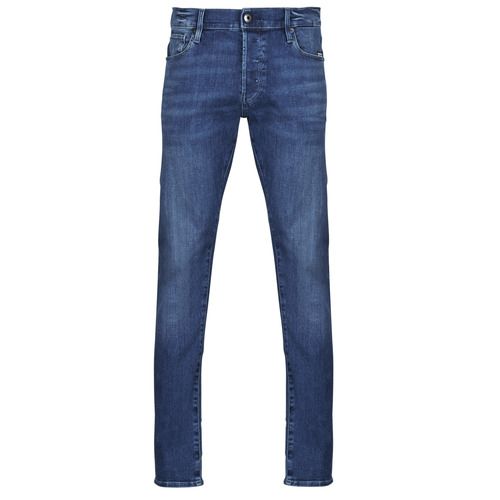 Jeans Slim uomo G-Star Raw 3301 SLIM di colore blu, realizzati in denim di alta qualità, design moderno e fit aderente, ideali per un look casual e trendy. Acquista i migliori jeans G-Star Raw per un comfort e uno stile senza tempo.