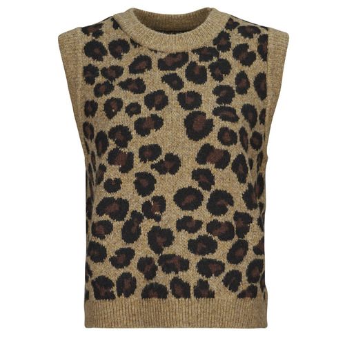 Maglione Donna Betty London CHIARA Marrone, elegante maglione in morbido filato, ideale per outfit autunnali e invernali. Design moderno e versatile, perfetto per occasioni casual e formali. Acquista ora per un look chic e caldo!
