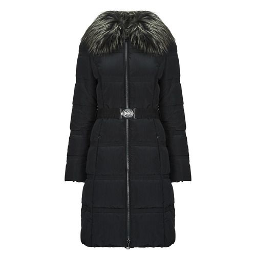 "Piumino Donna Guess NEW MARISOL LONG BELTED JACKET Nero, elegante giacca imbottita con cintura, ideale per la stagione invernale. Design moderno e sofisticato, perfetto per abbinamenti versatili. Scopri il massimo dello stile e del comfort con questa giacca Guess."