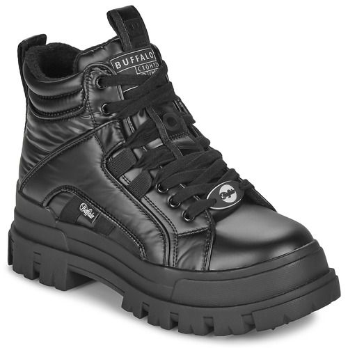 Stivaletti Buffalo ASPHA NC MID Nero per donna, eleganti e versatili, perfetti per ogni occasione, disponibili in colore nero. Ideali per l'autunno e l'inverno, combinano comfort e stile per un look alla moda.