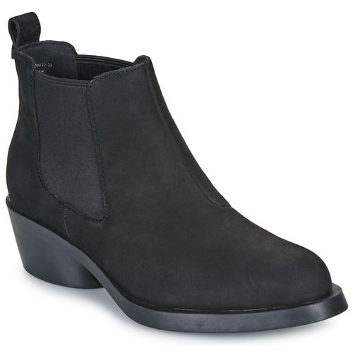 Stivaletti Donna Camper BONNIE Neri in pelle, eleganti e versatili, ideali per ogni occasione. Design contemporaneo con tacco comodo, perfetti per look alla moda. Scarpe di alta qualità per il massimo comfort. Acquista ora!