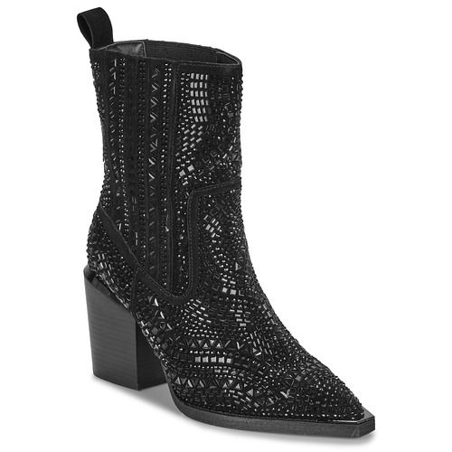 Stivaletti Donna ALMA EN PENA I240517 Nero in pelle, con design elegante e tacco comodo, ideali per ogni occasione. Perfetti per aggiungere un tocco di stile al tuo outfit invernale. Disponibili in diverse taglie, questi stivaletti sono l'accessorio must-have per le donne alla moda.
