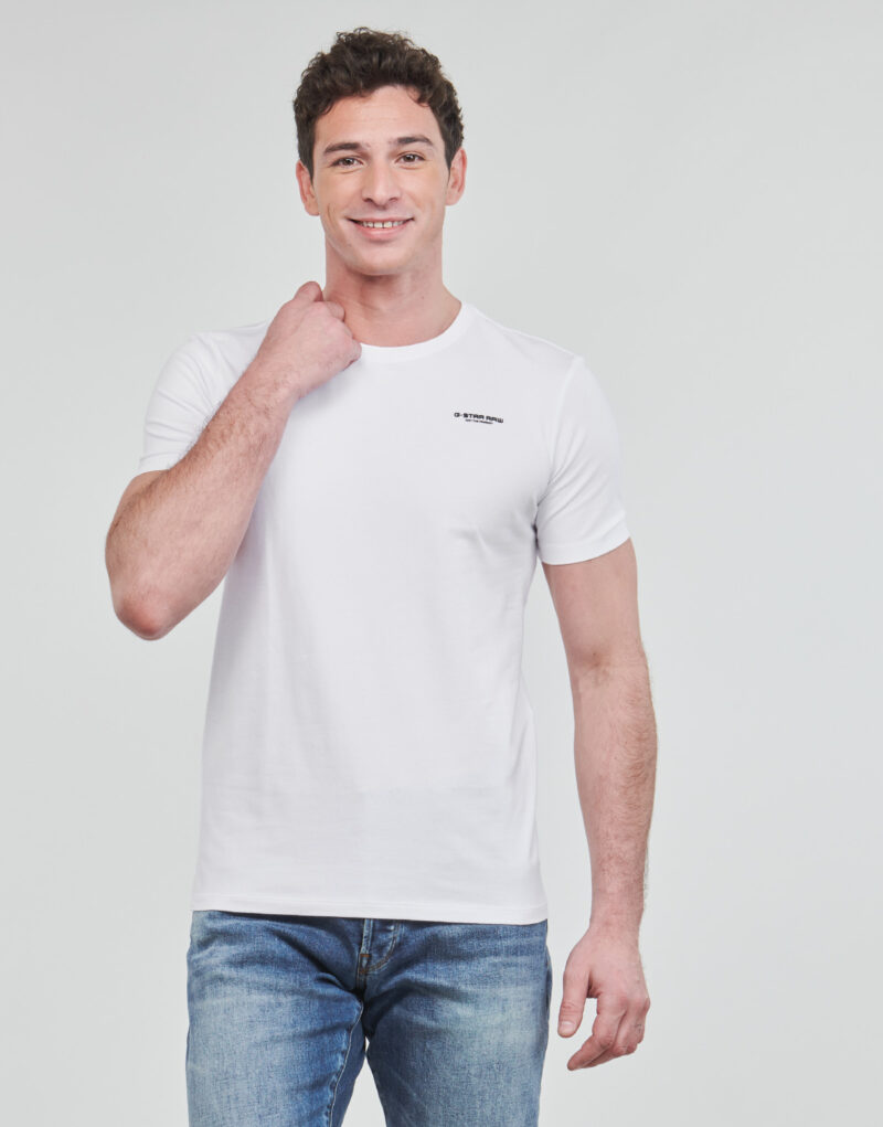 T-shirt G-Star Raw Slim base r t ss Bianco T-shirt maniche corte Uomo - 2