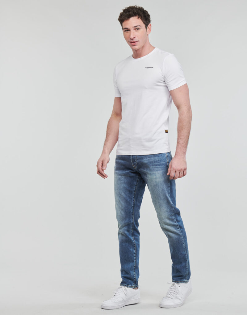 T-shirt G-Star Raw Slim base r t ss Bianco T-shirt maniche corte Uomo - 3