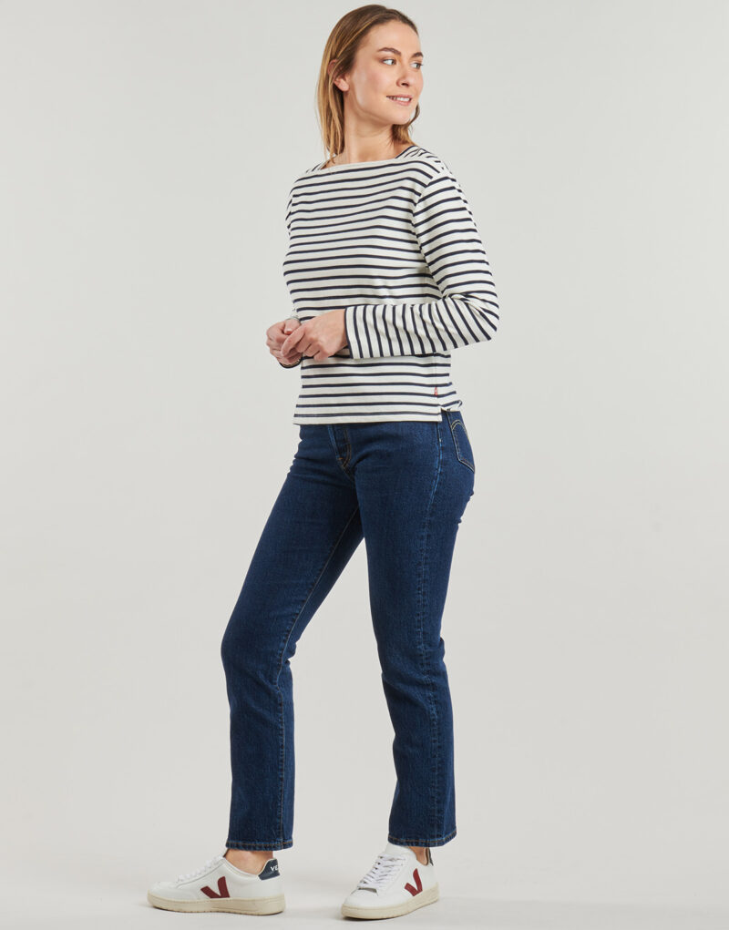 T-shirts a maniche lunghe  Levis  BAY SAILOR LS TEE  Bianco -  T-shirts a maniche lunghe Donna - 3