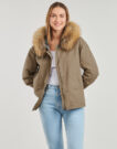 Parka Oakwood SYMA (Waschb&auml;rfell) Beige Parka Damen - 2