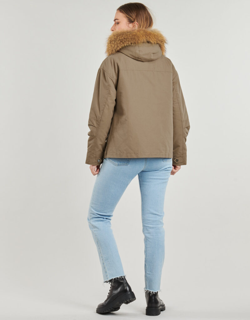 Parka Oakwood SYMA (Waschb&auml;rfell) Beige Parka Damen - 4
