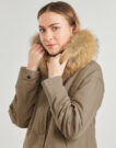 Parka Oakwood SYMA (Waschb&auml;rfell) Beige Parka Damen - 5